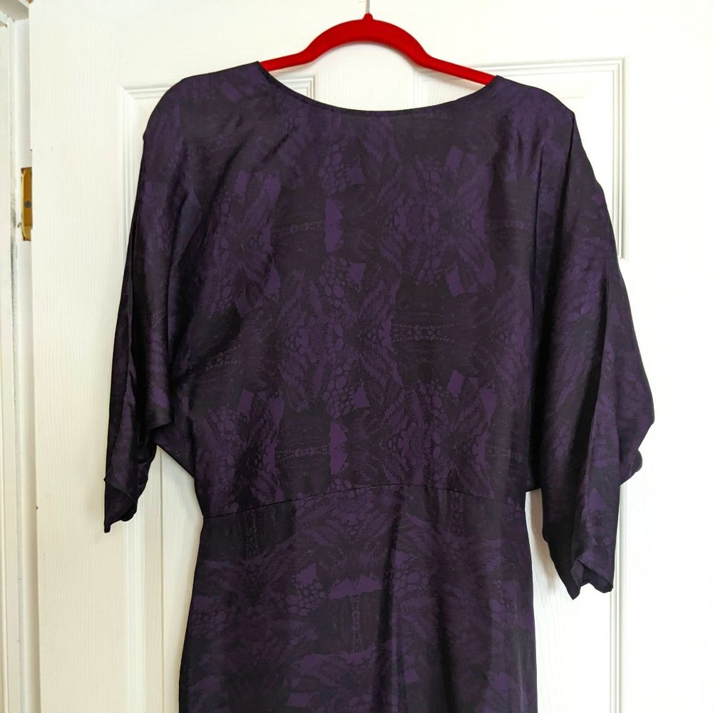 Dolce Vita Purple Silk Mini Dress with lining